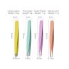 EDCWDTYYEC Eyebrow Tweezers Eyebrow Trimming Pliers Eyebrow Clip Color Stainless Steel Flat and Oblique Mouth Eyebrow Clip Eyebrow Trimming Tool (Color : 03) Tweezers(2) view 2