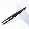 EDCWDTYYEC Eyebrow Tweezers 1PC Black Pink Color Eyebrow Tweezers Hair Beauty Slanted Puller Stainless Steel Eye Brow Trimmer Hair Removal Cosmetic Tool (Color : 01) Tweezers(2) view 2