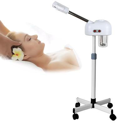 Beauty Facial Steamer, Professional Face Steamer, Hot Mist Steam Esthetician Machine with 360 Rotatable Sprayer and Wheels, for Personal Home Beauty Salon Spa Skin Care
