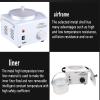 TsoLay Commercial Chocolate Pot, Single Wax Warmer Professional Electric Wax Heater Machine, Facial Skin SPA Equipment with 0~120 Adjustable Temperature Set, for Special Occasions, Family Dinners view 3