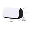 10 PCS Sublimation Printable Blank Pencil Case Pen Bag Multi-purpose Cosmetic Bag with Zipper DIY Craft Canvas Zipper Pouch Blank Makeup Bags Bulk Travel Toiletry Bag for Storage view 2