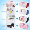 10 PCS Sublimation Printable Blank Pencil Case Pen Bag Multi-purpose Cosmetic Bag with Zipper DIY Craft Canvas Zipper Pouch Blank Makeup Bags Bulk Travel Toiletry Bag for Storage view 4