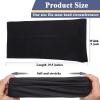 2-Piece Dreadlock Cap Tube Locs Night Cap Elastic Dreadlock Tube Sock for Full Cover Hair - Stretchy Unisex Headbands (Black) view 2