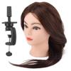 Practical Hairdressing Training Mannequin Head with Hair, Beautiful Stylists, Barbers, Cosmetology School Students, Ideal for Cutting, Braiding Practice view 1