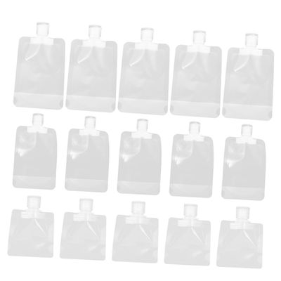 10PCS Portable Travel Fluid Makeup Packing Bag,Portable Fluid Packing Bags,Portable Travel Fluid Bags,Travel Toiletry Pouches Refillable,Fluid Makeup Bags for Women Travel Supplies (15, Mixed sizes)