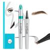 Upgraded Microblading Eyebrow Pen, 2024 New 3D Waterproof Microblading Eyebrow Pencil, 4 Tipped Precise Brow Pen, Long-lasting Natural Makeup Fine Stroke Magic Eyebrow Pencil (Light Brown) view 1