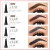 Upgraded Microblading Eyebrow Pen, 2024 New 3D Waterproof Microblading Eyebrow Pencil, 4 Tipped Precise Brow Pen, Long-lasting Natural Makeup Fine Stroke Magic Eyebrow Pencil (Light Brown) view 3