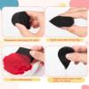 50 Pcs Face Paint Sponges for Kids and Adults Face Painting, Droplet Shaped Face Makeup Use Paint Sponges, Black Facial Painting Kit Professional for Valentine's Day Gifts, Halloween Make Up Supply view 3