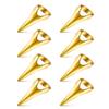 10 Pcs Gold Hair Parting Retro Punk Hair Selecting Tools Gothic Nail Finger Cosplay Claws Metal Full Finger Ring for Braiding Curling Styling Extensions Accessories view 1