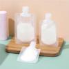 10PCS Portable Travel Fluid Makeup Packing Bag,Portable Fluid Packing Bags,Portable Travel Fluid Bags,Travel Toiletry Pouches Refillable,Fluid Makeup Bags for Women Travel Supplies (10, 30ml) view 2