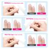 Glass Nail Files for Natural Nails,1Pack Double Sided 180/320 Crystal Nail Filer with Case,Professional Fingernail Files for Women Girls Gifts (Blue) view 3