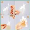 10PCS Portable Travel Fluid Makeup Packing Bag,Portable Fluid Packing Bags,Portable Travel Fluid Bags,Travel Toiletry Pouches Refillable,Fluid Makeup Bags for Women Travel Supplies (10, 100ml) view 2