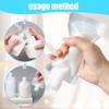 10PCS Portable Travel Fluid Makeup Packing Bag,Portable Fluid Packing Bags,Portable Travel Fluid Bags,Travel Toiletry Pouches Refillable,Fluid Makeup Bags for Women Travel Supplies (10, 50ml) view 2