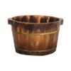 Wcxixo Solid Wood Foot Tub for Soaking Feet Foot Spa Massage Pedicure Bucket Home Foot Wash Bucket with Handle for Dry Cracked Feet for Home Pedicure Bowl Foot Bath Barrel view 1
