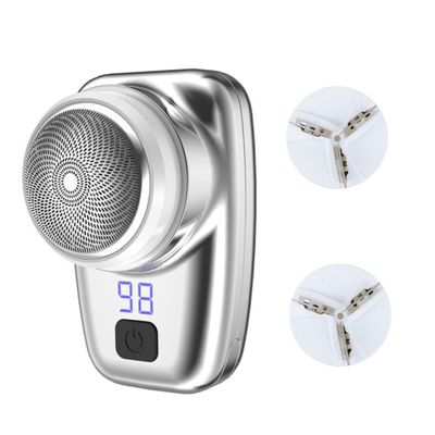 Mini Shaver Portable Electric Waterproof USB Rechargeable Face Shaver Mens Shaver