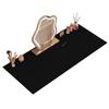 35.4" * 15.7" Large Makeup Mat for Vanity, Makeup Pads for Home Decor. Fully Covered Beautiful Makeup mat. Vanity mat Protector for Makeup. Pink/White/Black/Blue Color for You Choose. view 1