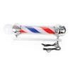 32"/28" Barber Shop Pole Light Rotating Stripes Metal Hair Salon Sign Red/White/Blue Stripes Salon Sign Lamp Barber Shop Rotating LED Pole Light AC 110V (32") view 3