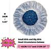 AKISS Flaxseed Deep Conditioning Heat Cap Portable Microwave Hot Bonnet Therapy Hair care Cap For Kids Girls (Skyblue/Scenery, Small) view 2