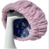 AKISS Flaxseed Deep Conditioning Heat Cap Portable Microwave Hot Bonnet Therapy Hair care Cap For Kids Girls (Pink Lavender/Unicorn, Small) view 1