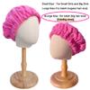 AKISS Flaxseed Deep Conditioning Heat Cap Portable Microwave Hot Bonnet Therapy Hair care Cap For Kids Girls (Pink Lavender/Unicorn, Small) view 4