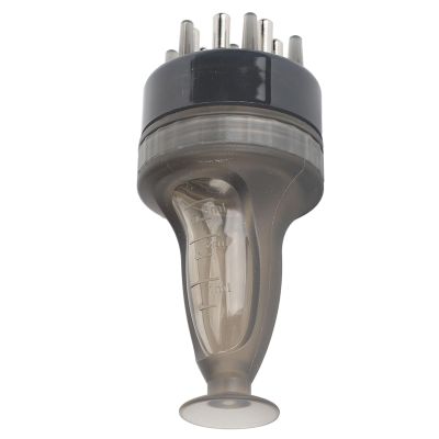 Hair Oil Applicator For Scalp, Scalp Applicator Comb with Transparent Massager 3ml Capacity Oil Hair Applicator For Improving Hair Care. (Transparent Black)