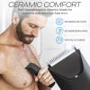 HUMMINGBIRD MK5 Pubic Hair Trimmer for Men  Ceramic Blade, No Nick, No Cut, Ball Trimmer, Waterproof, USB-C Rechargeable, LED Display, Charging Dock & Travel Pouch, Body Trimmer & Ball Shaver view 2