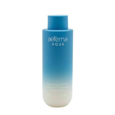 Aeterna AQUA Hydrating Anti-Frizz Shampoo  Color-Safe, Sulfate-Free  With Aloe Vera, Almond & Linseed Oil for Smooth, Strong & Healthy Hair  250ml
