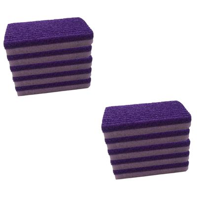 Beatifufu 10pcs Foot Scrubber Exfoliator Tool Gentle Remover for Dead Skin for Professional Home Pedicures Safe for Skin Rinsable for Repeated Use
