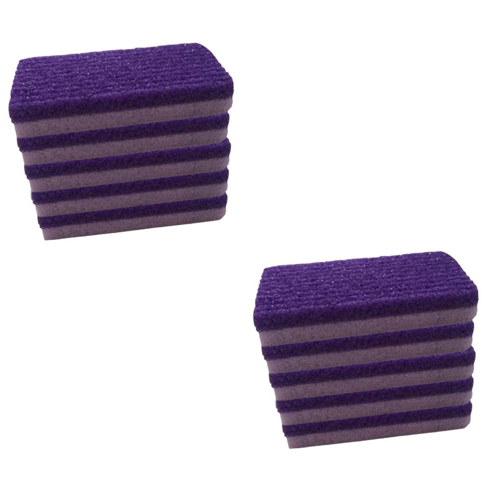 Beatifufu 10pcs Foot Scrubber Exfoliator Tool Gentle Remover for Dead Skin for Professional Home Pedicures Safe for Skin Rinsable for Repeated Use