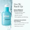 Bliss Ultimate Hydration Skincare Set - Drench & Quench Hyaluronic Acid Serum, Moisturizer & Well Yes Hydrating Toner - Multi-Layer Moisture, Plumping & Brightening - Clean, Vegan & Cruelty-Free - 3 P view 3