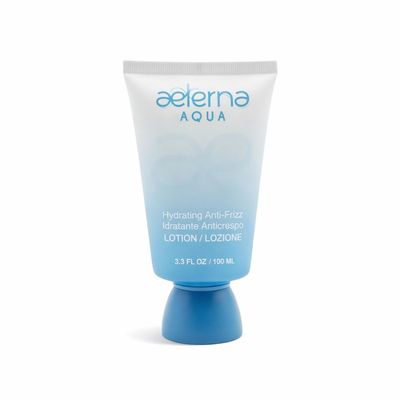 Aeterna Aqua Hydrating Anti-Frizz Hair Lotion | Frizz Ease, Deep Moisture & Color Protection - Vitamin E, Grape Seed & Collagen Infused, for All Hair Types - 100 ml