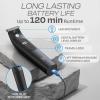 HUMMINGBIRD MK4 Electric Trimmer for Men  Precision Face & Body Hair Trimmer Kit, Waterproof Shaver for Hard to Reach Areas, USB-C Rechargeable, LED Display & Storage Base view 4
