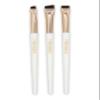 BRAWNA Eyebrow Brush Set - 3 Pcs Angled Precision Eyeliner Makeup Brushes - Brow & Lip Mapping - Concealer Flat Brush - Powder, Cream, Pomade, Paste view 1
