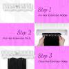 IDN BEAUTY Hair Extension Holder Stand for Styling, 4 Installation Modes With Tool, Hair Extension Holder Designed to Securely Hold Your Extensions for Washing, Styling, Packing and Storing (White) view 3