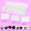 IDN BEAUTY Hair Extension Holder Stand for Styling, 4 Installation Modes With Tool, Hair Extension Holder Designed to Securely Hold Your Extensions for Washing, Styling, Packing and Storing (White) view 4