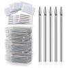 YONGDA 14G 50pcs Hollow Piercing Needles - 316L Stainless Steel Jewelry Needles, Ultra Sharp for Earlobe, Nose Piercing & Jewelry view 1