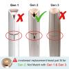 Facial Hair Remover for Women Blue Color with 6-pc Pack view 2