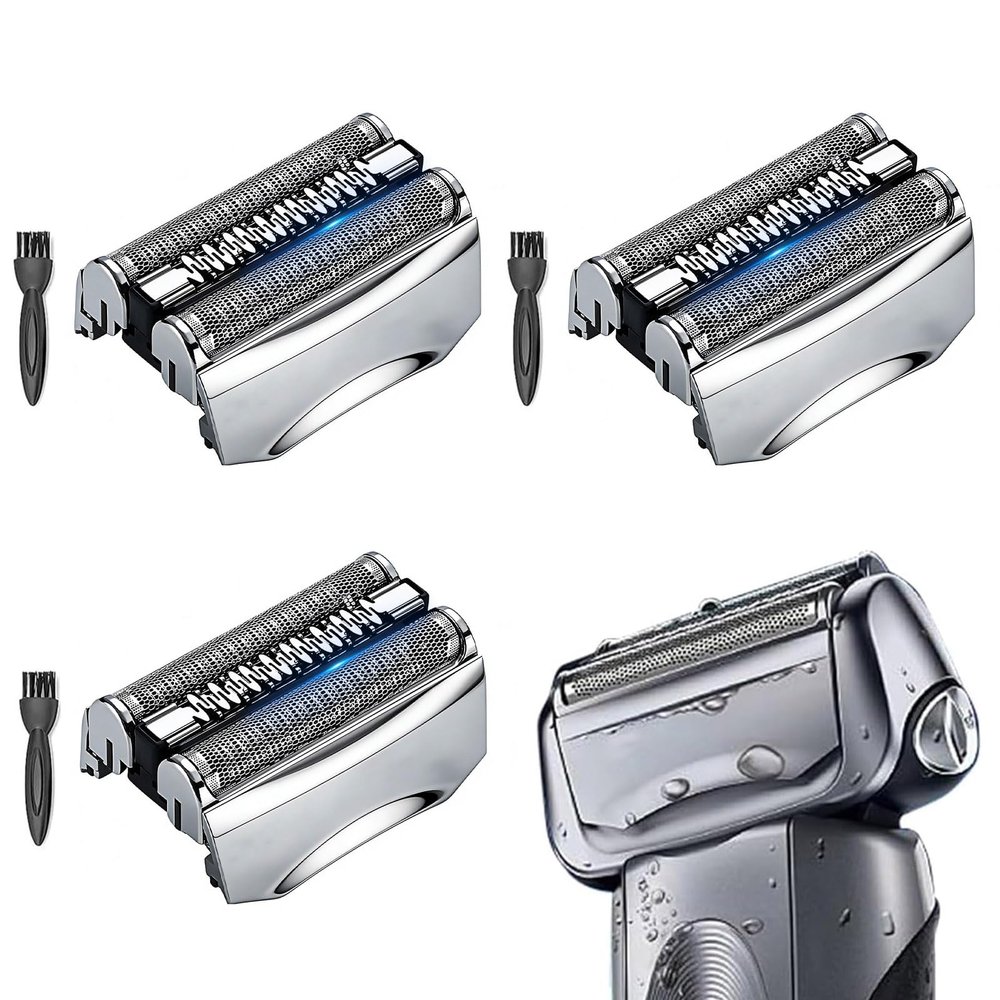 HONGNAL 3Pack 70S Series 7 Replacement Head for Braun Series 7 Foil Shaver Replacement Heads Compatible Braun Series 7 Replacement Compatible with Series 7 Shavers 70s 720,750CC, 760CC,790CC,9565