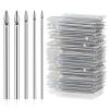 YONGDA 50pcs Piercing Needles Kit - Mixed Gauges 12G 14G 16G 18G 20G Hollow Sharp Tips for Ear Nose Lip Belly Cartilage Piercings view 1