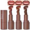 HOSAILY 3 Colors 2 in 1 Lip Liner Set, Matte Nude Dark Brown Red Lip Liner Plumping Smooth Creamy Lip Pencil, High Pigmented Long lasting Light Brown Lipstick Makeup view 1