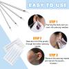 Yangna 50pcs 12G Piercing Needles - 316L Stainless Steel Hollow Needles for Navel Ear Lobes Piercing Individually Packed view 3