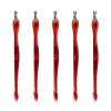 siyuwuro 5Pcs Nail Cuticle Fork Cuticle Pusher Fingernail Cuticle Knife Stainless Steel Dead Skin Removal Fork with Acrylic Handle Cuticle Cleaning Tools for Nail Art view 1