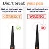 Beard Pen Filler for Men - Barber Styling Grooming Pencil - Waterproof, Sweat Proof, Long Lasting Solution with Natural Finish - Cover Beard and Scalp Patches in Seconds - Medium Brown 5 Pack view 3