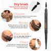 Beard Pen Filler for Men - Barber Styling Grooming Pencil - Waterproof, Sweat Proof, Long Lasting Solution with Natural Finish - Cover Beard and Scalp Patches in Seconds - Medium Brown 5 Pack view 4