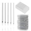Yangna 50pcs Piercing Needles Kit - 12G 14G 16G 18G 20G Mixed Gauges, 316L Stainless Steel Hollow Needles for Ear Nose Belly Button Jewelry Piercing view 1