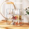 A-LuGei  Acrylic Stackable Storage Drawers, 7.5" L Makeup Organizer, Bathroom Organizer and Storage, Plastic Storage Bins for Kitchen Cabinet Pantry Medicine Fridge view 3