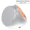 ZJCDPBR Compact Mirror,Little Fox Animal Printed Travel Makeup Mirror,Metal Handheld Mirror 1x/2x Magnifying Mirror,Round Folding 2-Sided Small Mirror for Purse Pocket view 2