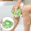 2 in 1 Loofah 2PCS Fine Mesh Shower Loofah and Soap Storage Washcloth Bath Sponge with Drawstring Portable Hanging Body Scrubbe for Exfoliating view 4