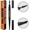 Beard Pen Filler for Men - Barber Styling Grooming Pencil - Waterproof, Sweat Proof, Long Lasting Solution with Natural Finish - Cover Beard and Scalp Patches in Seconds - Medium Brown 1 Pack view 1