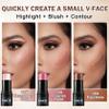 AOAZXBB 3PCS Cream Contour Stick Makeup Kit Face Contour Highlighter Stick,Smooth Cream Bronzer Contour Blush Stick Long Lasting Highlighter Makeup Stick for Cheeks,Eyes,Lips (02,05,06) view 2